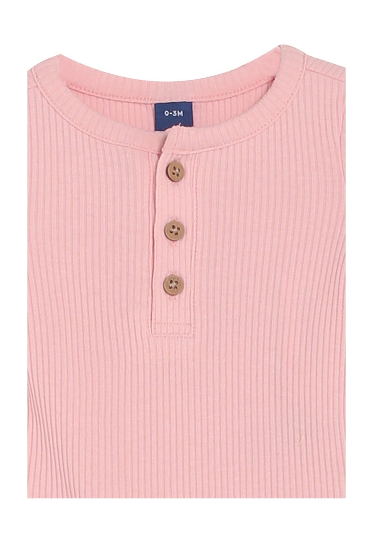 Old Navy U Olx Solid Ss Henley Bodysuit 5 Old Navy U Olx Solid Ss Henley Bodysuit - Billede 3