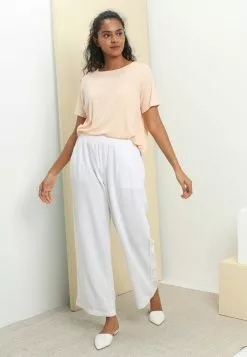 Old Navy High-Waisted Wide-Leg Linen-Blend Pants -Cykler Salgsbutik old navy 0125 8670716 8