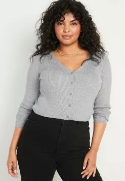 Old Navy Heather Shrunken Rib Cardigan -Cykler Salgsbutik old navy 0128 7659326 4