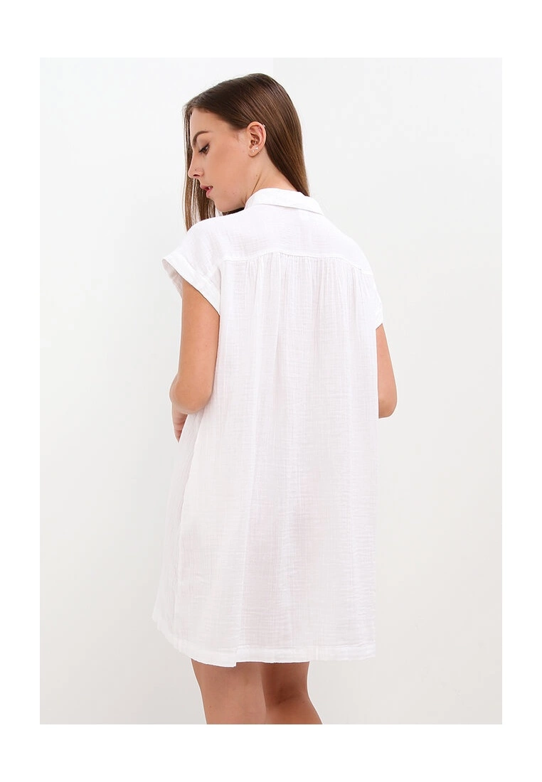 Old Navy Ss Dolman Mini Shirtdress 4 Old Navy Ss Dolman Mini Shirtdress - Billede 2