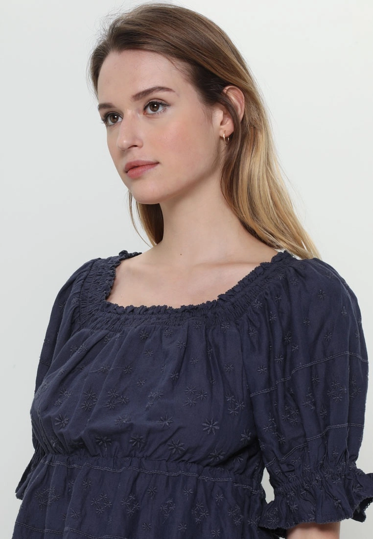 Old Navy Square Neck Babydoll Crafted Top 9 Old Navy Square Neck Babydoll Crafted Top - Billede 7