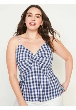 Old Navy Fitted Gingham Twist-Front Cami Top 14 Old Navy Fitted Gingham Twist-Front Cami Top -Cykler Salgsbutik old navy 0370 8080716 5