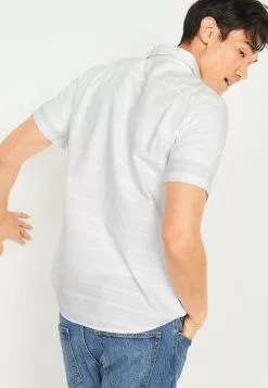 Old Navy Relaxed Fit Textured Cotton-Dobby Everyday Short Sleeves Shirt -Cykler Salgsbutik old navy 0466 8400426 2