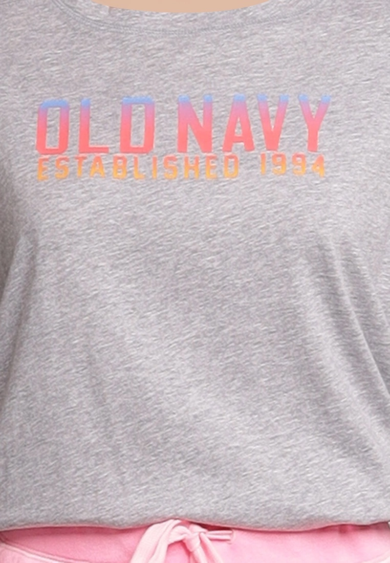 Old Navy Long-Sleeves Logo Graphic Easy T-Shirt 5 Old Navy Long-Sleeves Logo Graphic Easy T-Shirt - Billede 3