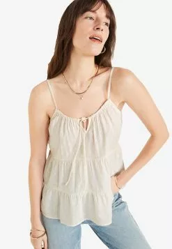 Old Navy Tie Neck Tiered Cami Top