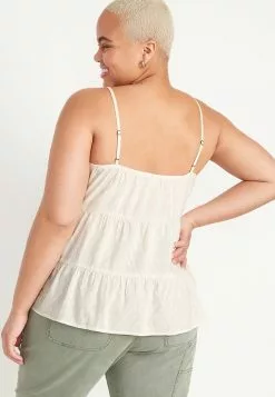 Old Navy Tie Neck Tiered Cami Top -Cykler Salgsbutik old navy 0507 4358116 5