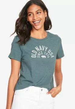 Old Navy Short Sleeves Logo Graphic T-Shirt
