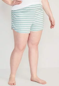 Old Navy 3.5" Inseam High-Waisted Sunday Sleep Dolphin-Hem Pyjama Shorts -Cykler Salgsbutik old navy 0727 1812936 6