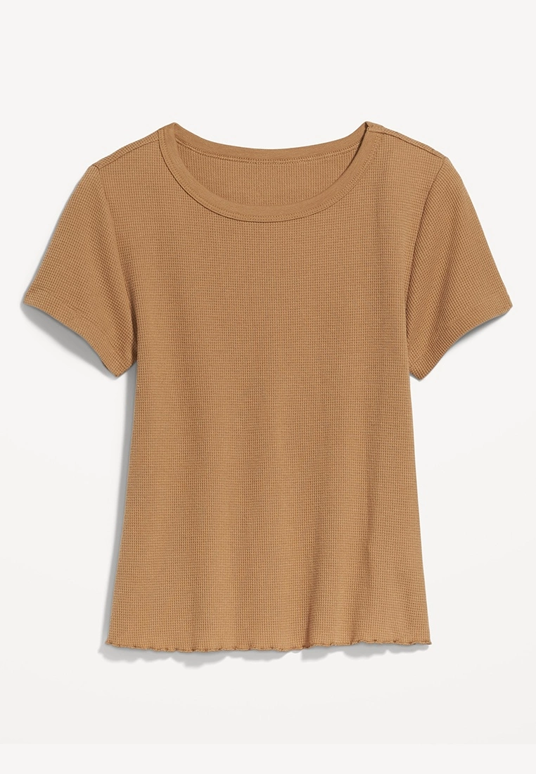 Old Navy Crop Waffle Tee 10 Old Navy Crop Waffle Tee - Billede 8