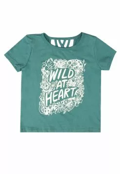 Old Navy Short-Sleeves Graphic Lattice-Back T-Shirt