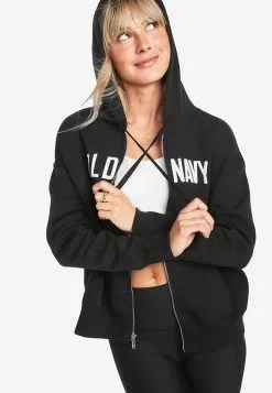 Old Navy Logo-Graphic Zip-Front Hoodie
