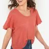 Old Navy Linen Flutter Top -Cykler Salgsbutik old navy 1124 9835706 1