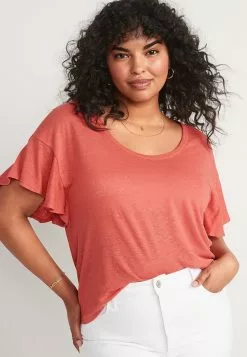 Old Navy Linen Flutter Top 14 Old Navy Linen Flutter Top -Cykler Salgsbutik old navy 1128 9835706 5