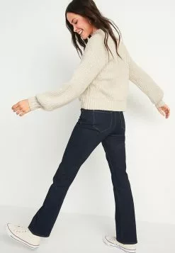 Old Navy Mid-Rise Kicker Boot-Cut Dark-Wash Jeans 12 Old Navy Mid-Rise Kicker Boot-Cut Dark-Wash Jeans -Cykler Salgsbutik old navy 1207 6670716 3