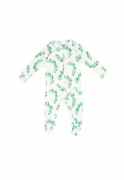 Old Navy Zip Footed Bodysuit