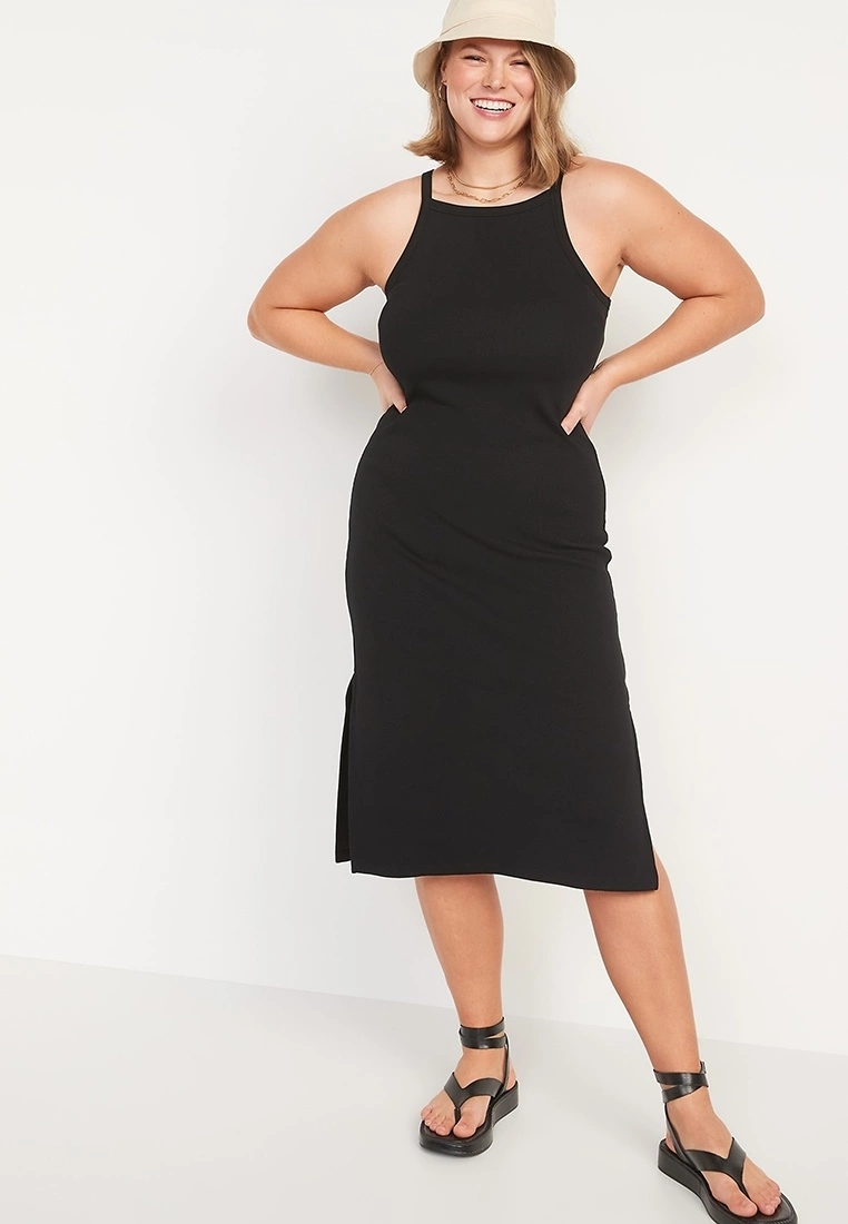 Old Navy Fitted Rib-Knit Midi Cami Dress 8 Old Navy Fitted Rib-Knit Midi Cami Dress - Billede 6