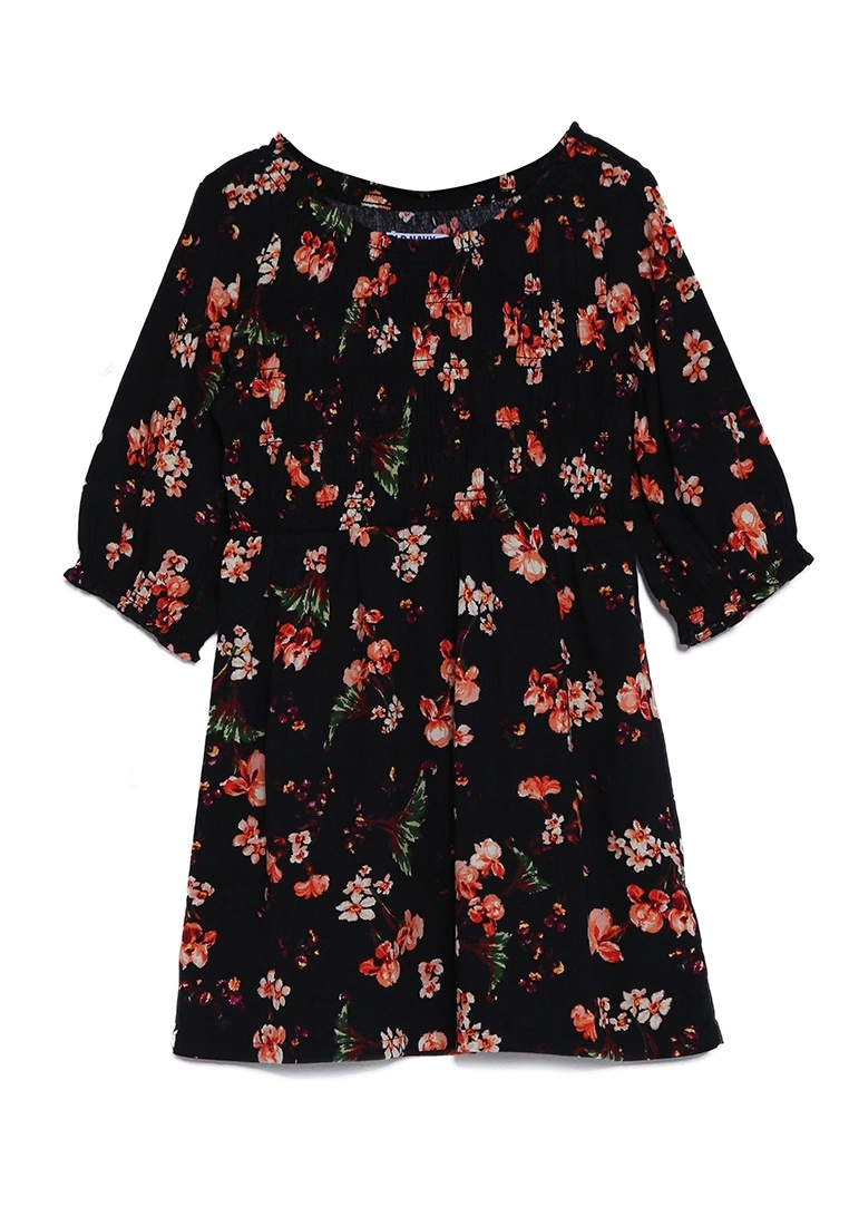 Old Navy Smocked Bodice Printed Dress 3 Old Navy Smocked Bodice Printed Dress