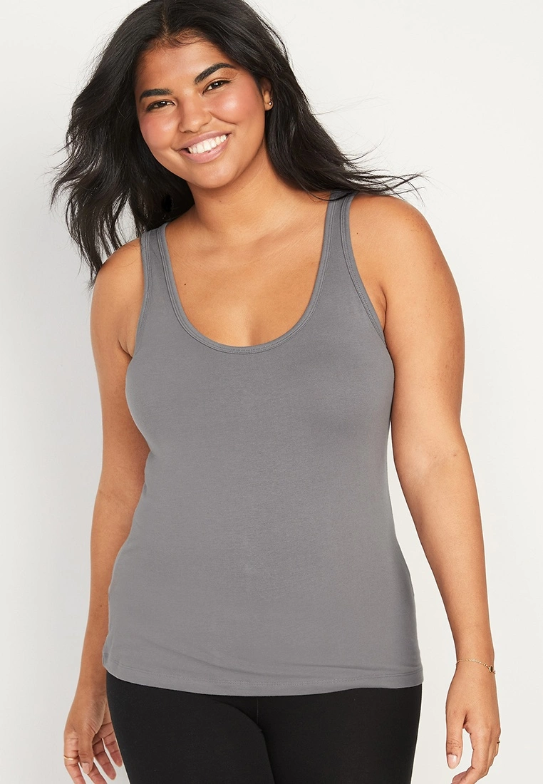 Old Navy Fl Jersey Scoop Tank Top 4 Old Navy Fl Jersey Scoop Tank Top - Billede 2