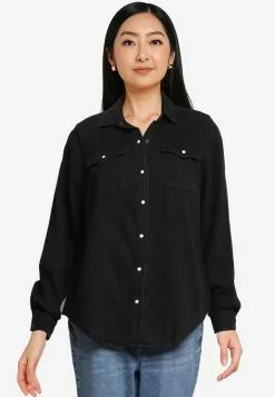 Old Navy Long Sleeve Denim Shirt