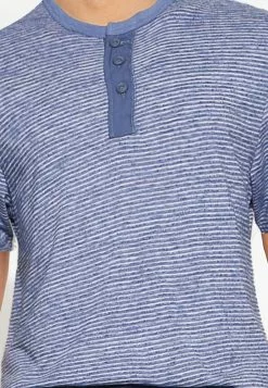 Old Navy Woven Placket Henley Tee -Cykler Salgsbutik old navy 1983 1878295 3