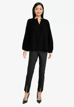 Old Navy Plaid Smocked Pintucked Seersucker Swing Blouse -Cykler Salgsbutik old navy 2137 4302936 4