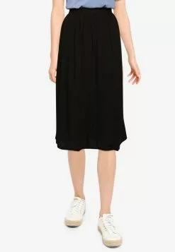 Old Navy Gathered Solid Midi Skirt