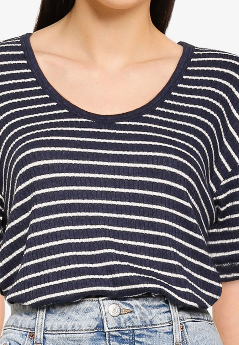Old Navy Rib Stripe Top 5 Old Navy Rib Stripe Top - Billede 3