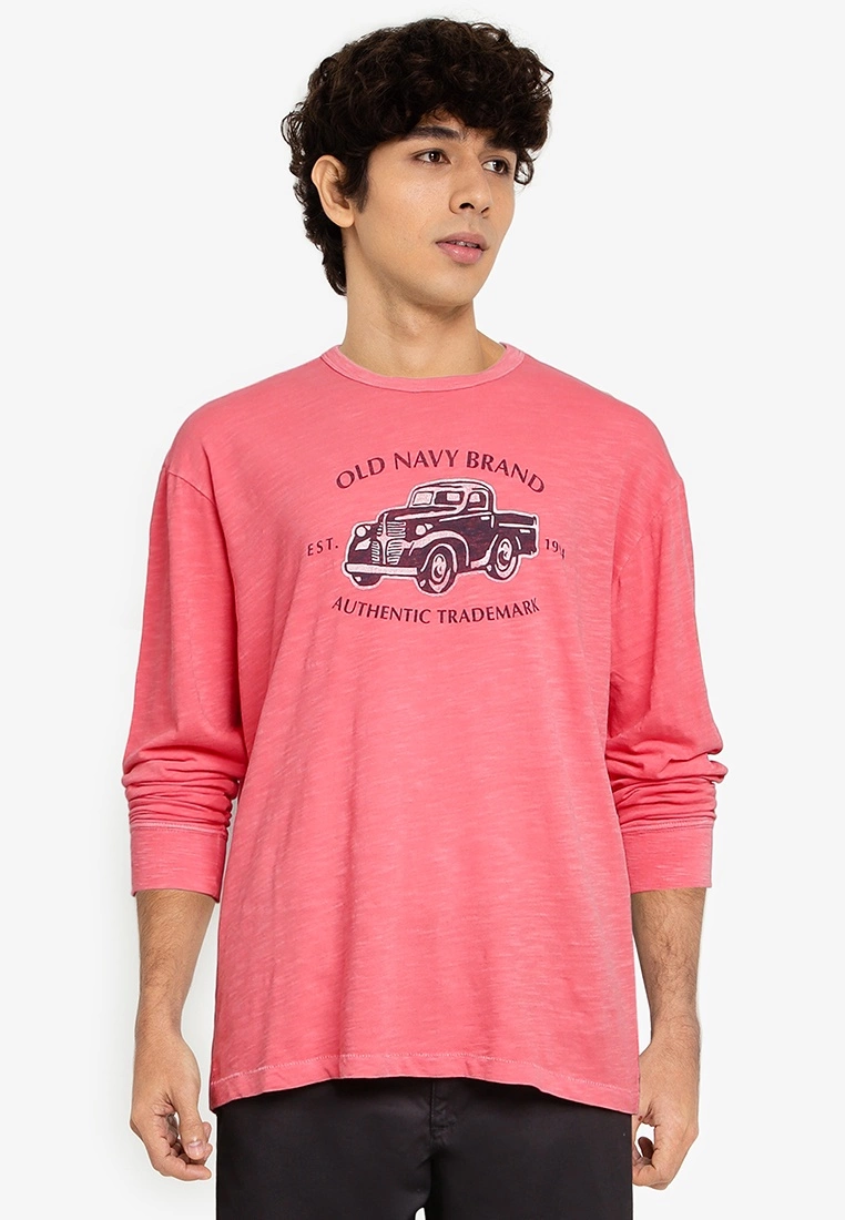 Old Navy Heritage Logo Slub T-shirt 3 Old Navy Heritage Logo Slub T-shirt