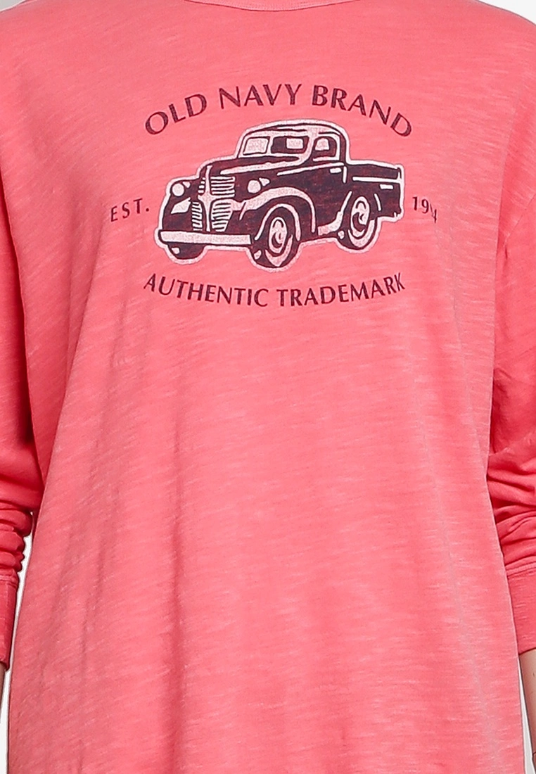 Old Navy Heritage Logo Slub T-shirt 5 Old Navy Heritage Logo Slub T-shirt - Billede 3