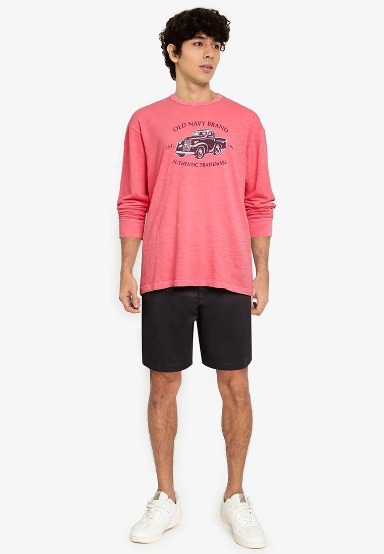 Old Navy Heritage Logo Slub T-shirt 6 Old Navy Heritage Logo Slub T-shirt - Billede 4