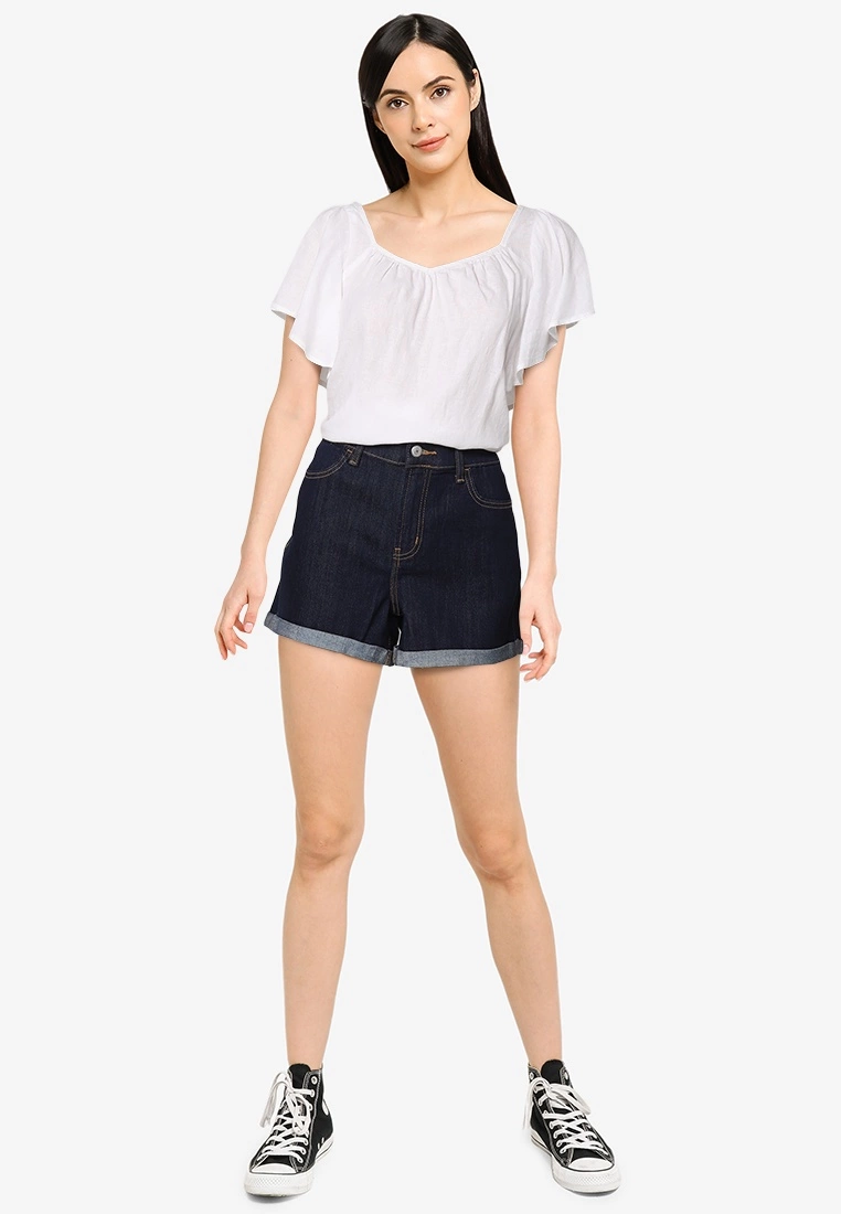 Old Navy Wash Denim Shorts 6 Old Navy Wash Denim Shorts - Billede 4