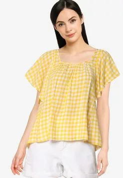 Old Navy Tie Back Square Neck Top