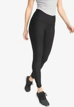 Old Navy PowerSoft Mesh-Paneled 7/8-Length Compression Leggings
