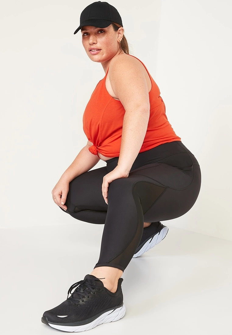 Old Navy PowerSoft Mesh-Paneled 7/8-Length Compression Leggings 6 Old Navy PowerSoft Mesh-Paneled 7/8-Length Compression Leggings - Billede 4