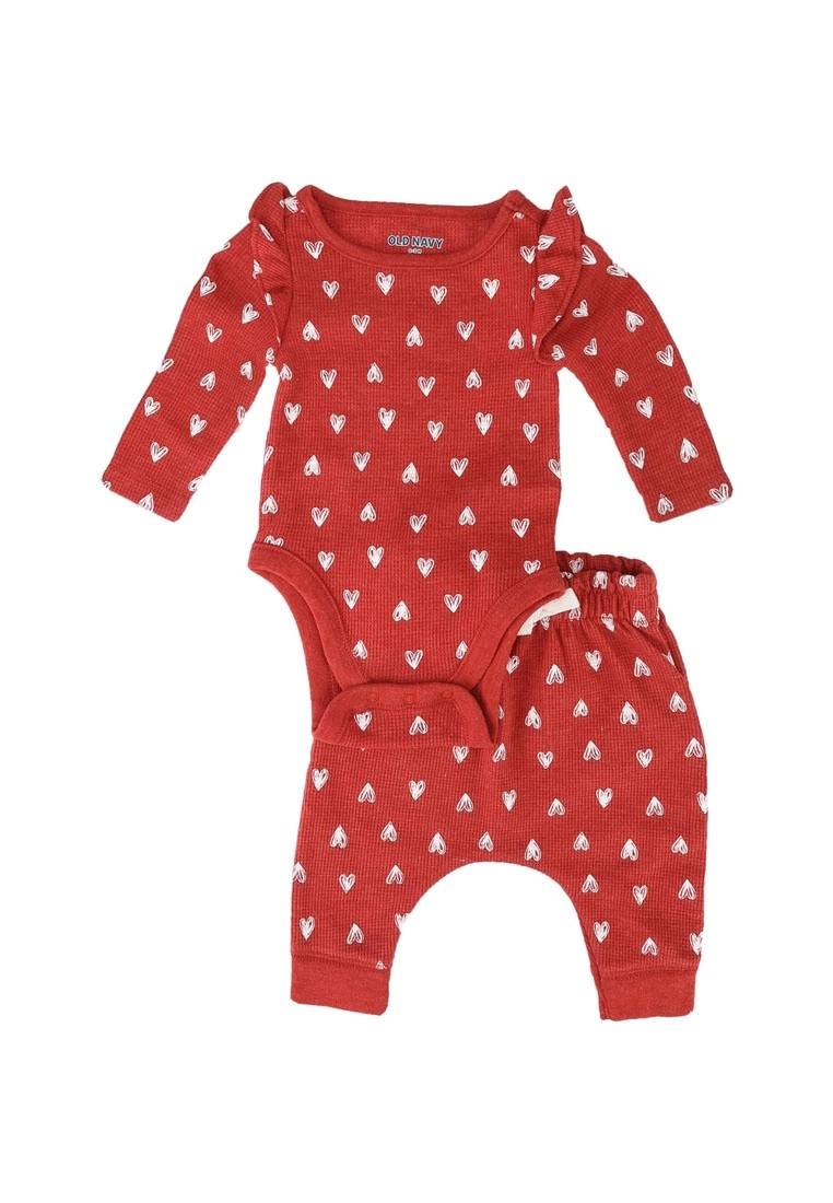 Old Navy Waffle Bodysuit Leggings Set 3 Old Navy Waffle Bodysuit Leggings Set