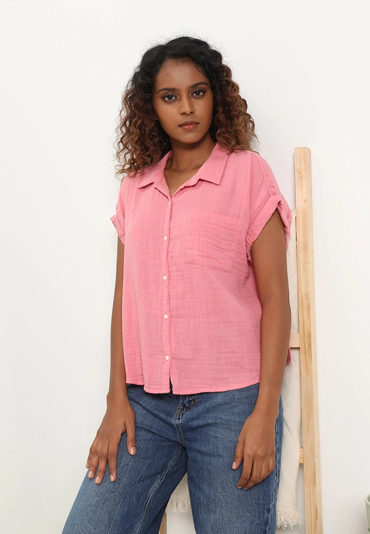 Old Navy Short Sleeve Shirt 7 Old Navy Short Sleeve Shirt - Billede 5