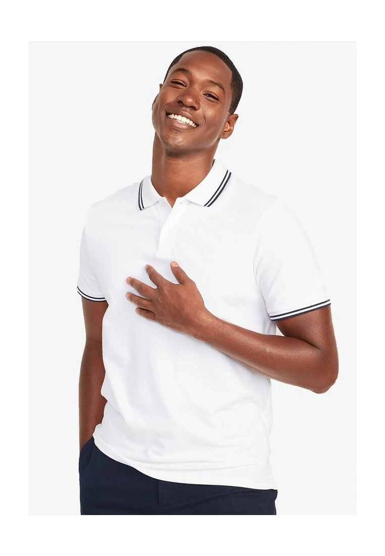 Old Navy Moisture Wicking Tipped Pique Pro Polo Shirt 5 Old Navy Moisture Wicking Tipped Pique Pro Polo Shirt - Billede 3