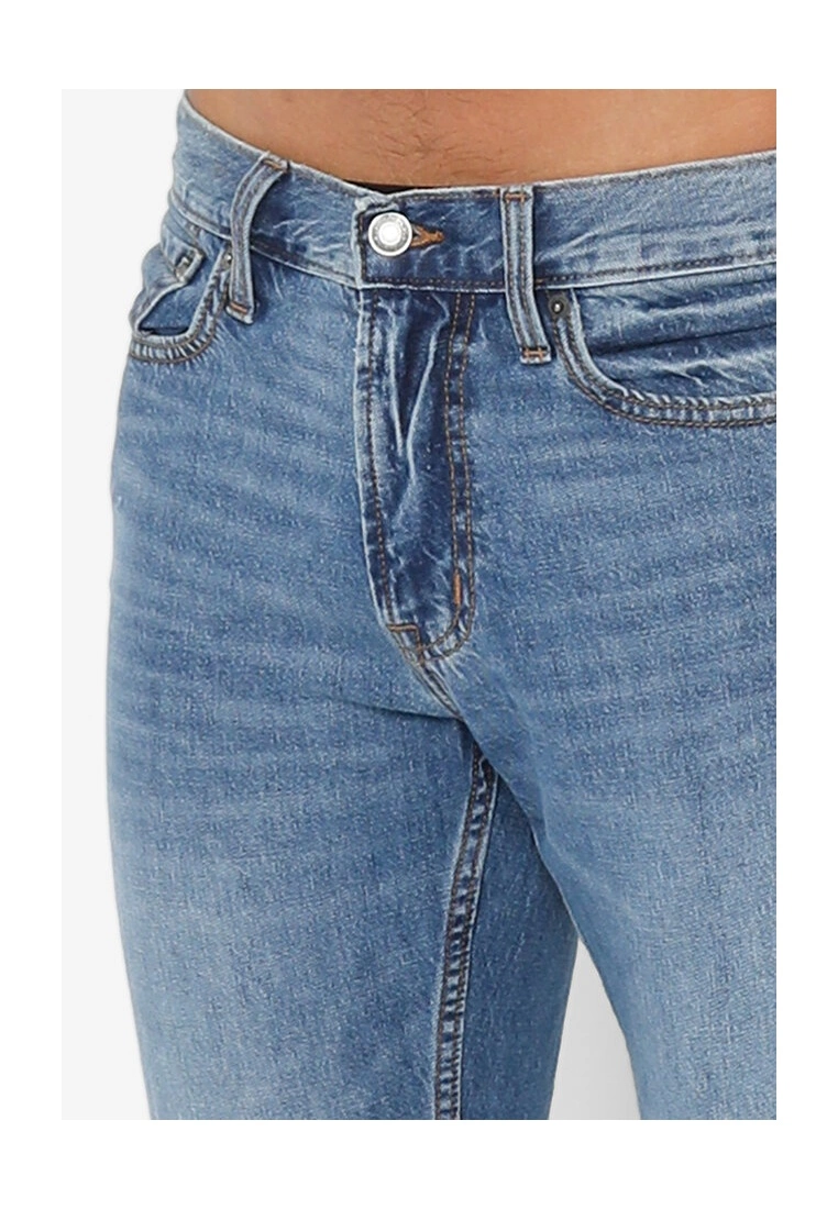 Old Navy Slim Rigid Non-Stretch Medium-Wash Jeans 5 Old Navy Slim Rigid Non-Stretch Medium-Wash Jeans - Billede 3