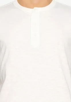 Old Navy Woven Placket Henley Tee -Cykler Salgsbutik old navy 2630 3878295 3