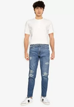 Old Navy Woven Placket Henley Tee -Cykler Salgsbutik old navy 2631 3878295 4