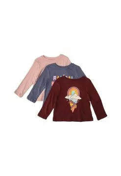 Old Navy Long Sleeve Core Graphic T-Shirts 3-Pack