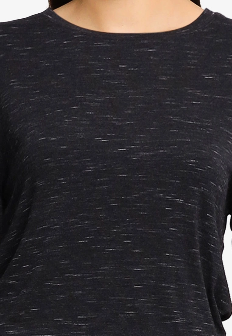 Old Navy Luxe Crew Streaky Heather Tee 5 Old Navy Luxe Crew Streaky Heather Tee - Billede 3