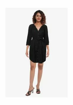 Old Navy Tie Waist Poet Mini Shirt Dress -Cykler Salgsbutik old navy 2973 4807906 4