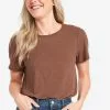 Old Navy Luxe Crew Ribbed Top