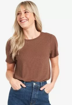 Old Navy Luxe Crew Ribbed Top