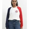 Old Navy Americana Crop Crew Sweatshirt -Cykler Salgsbutik old navy 3057 0590716 1