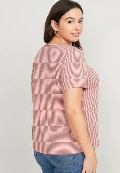 Old Navy Luxe Striped T-Shirt -Cykler Salgsbutik old navy 3073 4104046 5