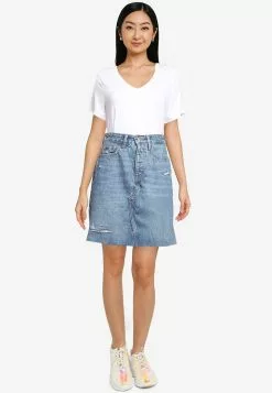 Old Navy High Rise Medium Wash Mini Skirt -Cykler Salgsbutik old navy 3122 9688395 4