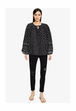 Old Navy Split Neck Border Print Boho Blouse 9 Old Navy Split Neck Border Print Boho Blouse -Cykler Salgsbutik old navy 3137 6330506 4