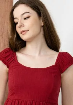 Old Navy Puff-Sleeve Smocked Mini Dress -Cykler Salgsbutik old navy 3146 1485626 7